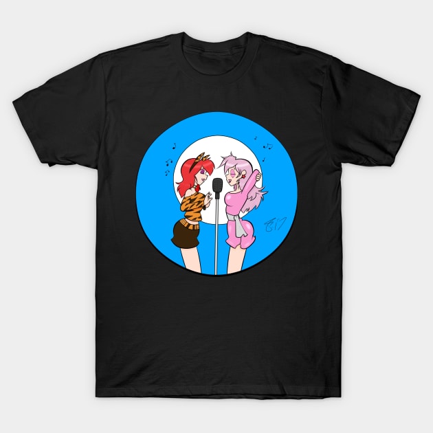 Cartoon Duet T-Shirt by Spawnfyre